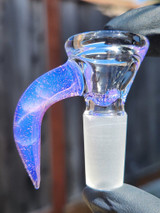 OJ FLAME - 3-Hole Martini Slide w/ Horn and 14mm Joint  - Pink Slyme