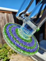 ASHME - 44mm Wrap n' Rake Gridline Tube  - Green / Purple