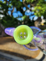 DESIGNER SCI - Gridline to Grid Cap Tube w/ 18mm Multi-Hole Slide - Pink Slyme / Slyme