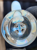OJ FLAME - 4-Hole Martini Slide w/ Horn and 18mm Joint  - Ghost
