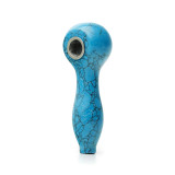 ASTRAL PROJECT - Gemstone Spoon Pipe - Blue Turquoise