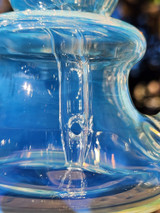 PHOENIX STAR - Gold/Silver Fume Double Uptake Floater Recycler w/ Quartz Banger - #2