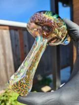 MICHAEL CROUCH - Fully Worked Inside Out Dry Spoon Pipe w/ Retticello Head - #4