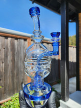 CALI BEAR - Fab Egg Rig w/ Seed of Life Perc - Blue