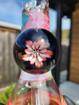 MARY JANE x NOBODY x KIMMO  - 32mm Water Color Beaker Bong w/ Flower Marble - #1
