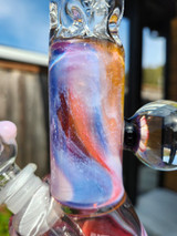 MARY JANE x NOBODY x KIMMO  - 32mm Water Color Beaker Bong w/ Flower Marble - #2