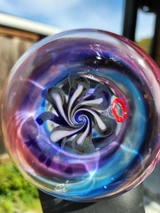 MARY JANE x NOBODY x KIMMO  - 32mm Water Color Beaker Bong w/ Flower Marble - #3