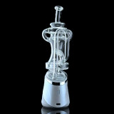 IRIDESCENT GLASS - Dual Uptake Klein Recycler for Puffco Peak / Pro