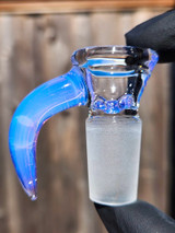 OJ FLAME - 4-Hole Martini Slide w/ Horn and 18mm Joint  - Lucid
