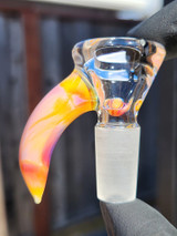 OJ FLAME - 3-Hole Martini Slide w/ Horn and 14mm Joint  - Serendipity