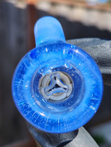 OJ FLAME - Full Color 3-Hole Martini Slide w/ Horn and 14mm Joint  - Ether