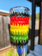 ASHME - 44mm Wrap n' Rake Gridline Tube  - Rasta
