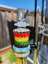 ASHME - 44mm Wrap n' Rake Gridline Tube  - Rasta