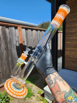 ASHME - 44mm Wrap n' Rake Gridline Tube  - Orange Cream