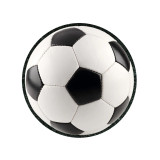 MOODMATS - 8" Round Bong Pad & Dab Rig Coaster - Soccer Ball