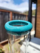 DESIGNER SCI - Gridline Tube w/ 18mm Multi-Hole Slide - Aqua / Lavender