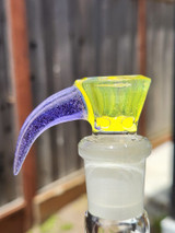 DESIGNER SCI - Gridline to Grid Cap Tube w/ 18mm Multi-Hole Slide - Purple Lollipop / Lemon