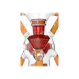 CALI BEAR - Heady Spider Exo Recycler Rig w/ Opal - Amber Purple / Self Striking Red