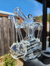 CALI BEAR GLASS - Quad Inline Recycler for Puffco Peak / Pro