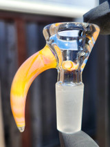 OJ FLAME - 3-Hole Martini Slide w/ Horn and 14mm Joint  - Serendipity #2