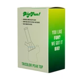 BIGFUN! - Tricolor Peak Top Bubbler for Puffco Peak / Peak Pro