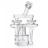 ROOTS GLASS - Double RBR Recycler w/ Opal