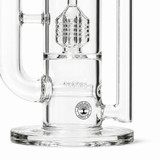ROOTS GLASS - Grid Stem Recycler Tube w/ 18mm Slide