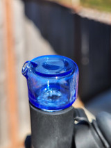 SANDALZ - Glass Mouthpiece w/ Vortex Airflow for the Puffco Pivot - Blue Dream