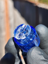 SANDALZ - Glass Mouthpiece w/ Vortex Airflow for the Puffco Pivot - Blue Dream