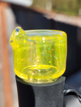 SANDALZ - Glass Mouthpiece w/ Vortex Airflow for the Puffco Pivot - Crushed Opal Lemon