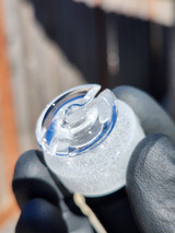 SANDALZ - Glass Mouthpiece w/ Vortex Airflow for the Puffco Proxy Core - Snow White
