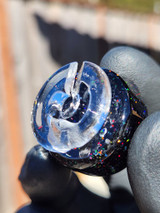 SANDALZ - Glass Mouthpiece w/ Vortex Airflow for the Puffco Proxy Core - Crushed Opal Black