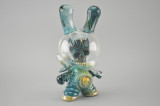 CAP'N CRUNK - Worked "Skull Astronaut Dunny" Vapor Rig w/ 14mm Fixed 2-hole Diffy & Dome - #1