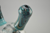 CAP'N CRUNK - Worked "Skull Astronaut Dunny" Vapor Rig w/ 14mm Fixed 2-hole Diffy & Dome - #1