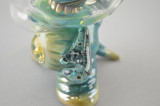 CAP'N CRUNK - Worked "Skull Astronaut Dunny" Vapor Rig w/ 14mm Fixed 2-hole Diffy & Dome - #1