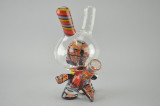 CAP'N CRUNK - Worked "Skull Astronaut Dunny" Vapor Rig w/ 14mm Fixed 2-hole Diffy & Dome - #2