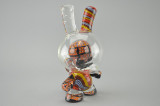 CAP'N CRUNK - Worked "Skull Astronaut Dunny" Vapor Rig w/ 14mm Fixed 2-hole Diffy & Dome - #2