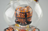 CAP'N CRUNK - Worked "Skull Astronaut Dunny" Vapor Rig w/ 14mm Fixed 2-hole Diffy & Dome - #2