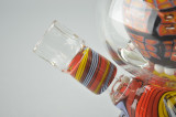 CAP'N CRUNK - Worked "Skull Astronaut Dunny" Vapor Rig w/ 14mm Fixed 2-hole Diffy & Dome - #2