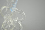 HITMAN - Mini Double Barrel Recycler Vapor Rig w/ 10mm Dome - #1