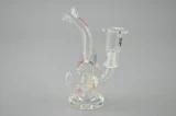 HITMAN - Mini Double Barrel Recycler Vapor Rig w/ 10mm Dome - #3