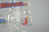 HITMAN - Mini Double Barrel Recycler Vapor Rig w/ 10mm Dome - #3