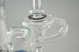 SLUGWORTH - Mini Recycler Vapor Rig w/ 4-Hole Perc & 14mm Dome - #6