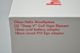 GRAV LABS - "Helix" Vape Pen Adapter Kit (Includes 2 Types of Coil Adapters)