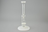 GRAV LABS - Straight Neck Tube w/ 10mm Martini Slide & Honeycomb Diffusion Disc - White Accent