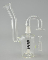 GRAV LABS - Domeless Dab Bubbler w/ 14mm Vapor Curve & Quartz Nail (Pick Your Color)