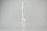 CUSTOM CREATIONS - Straight Tube Inline Perc w/ 18mm Female Joint & Slide - 65mm