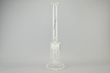 CUSTOM CREATIONS - Straight Tube Inline Perc w/ 18mm Female Joint & Slide - 65mm
