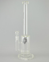 CUSTOM CREATIONS - Straight Tube Inline Perc w/ 18mm Female Joint & Slide - 65mm