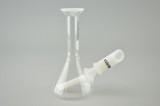 GRAV LABS - Mini Tube Dab Rig w/ 14mm Dome & Quartz Nail - White